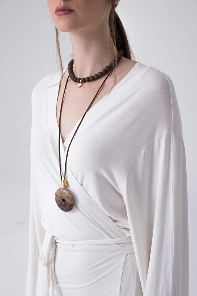 Ultra Soft Zoe Kimono Beyaz