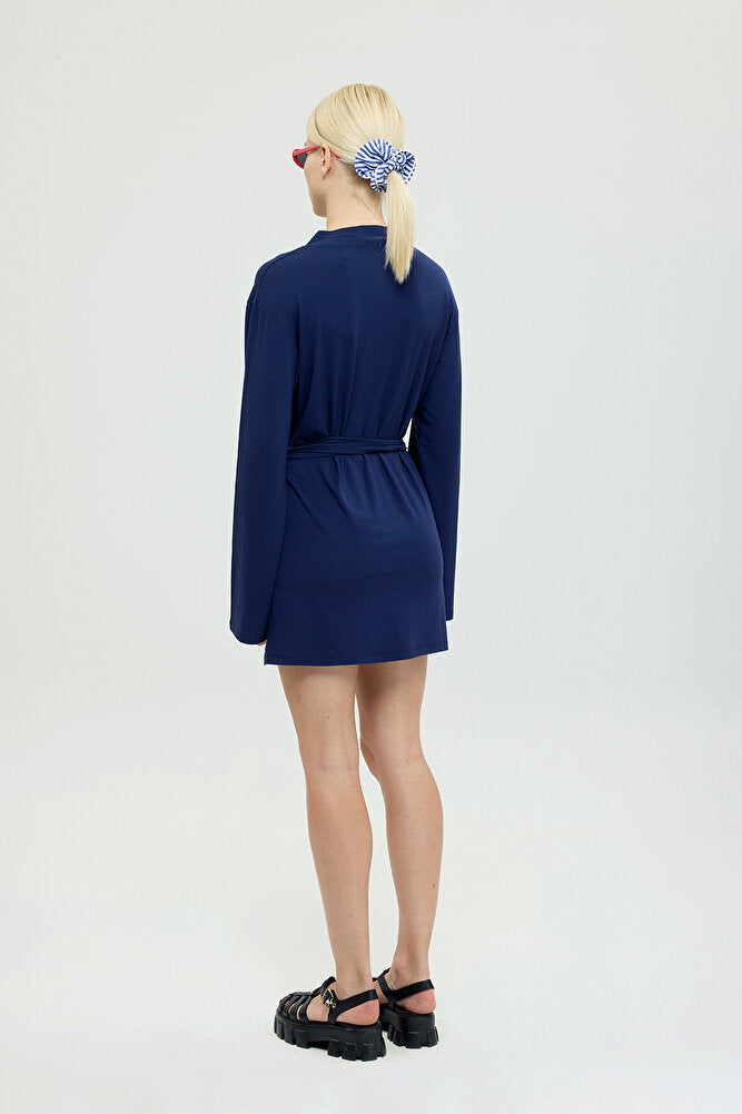 Ultra Soft Zoe Kimono Lacivert