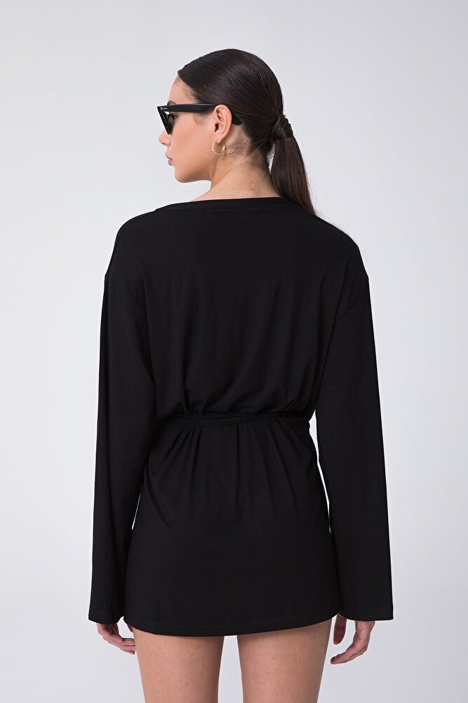 Ultra Soft Zoe Kimono Siyah