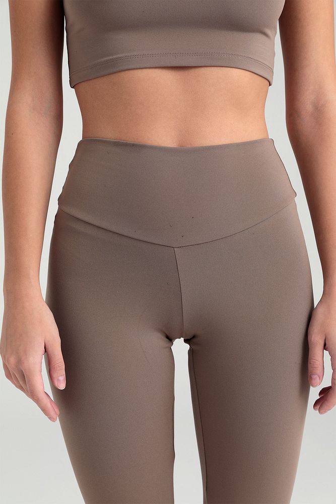 Comfort Yüksek Bel Tayt Vizon