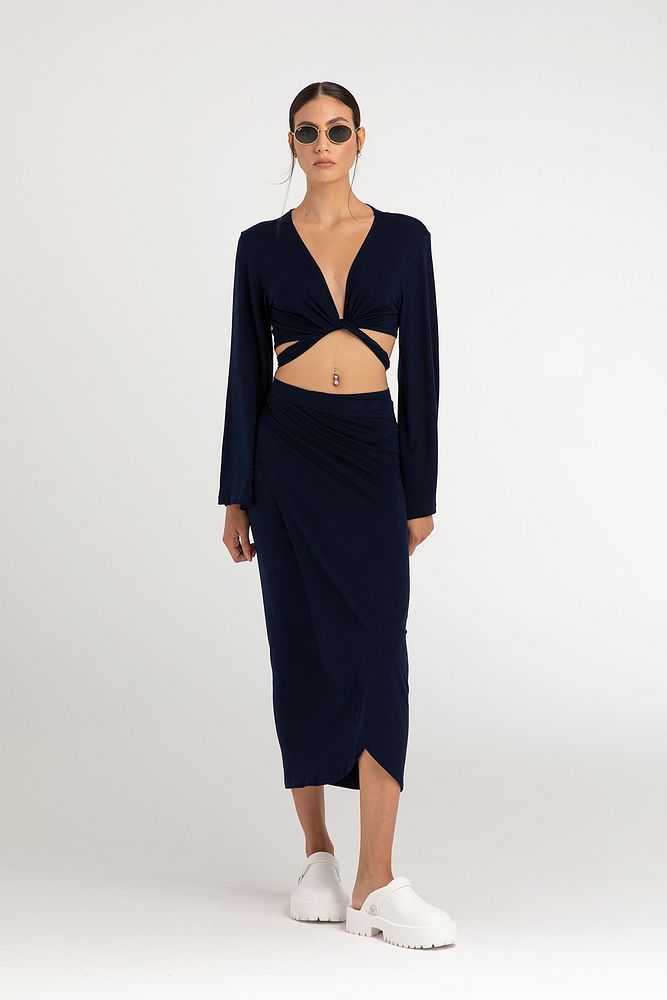 Ultra Soft Anvelop Etek Lacivert