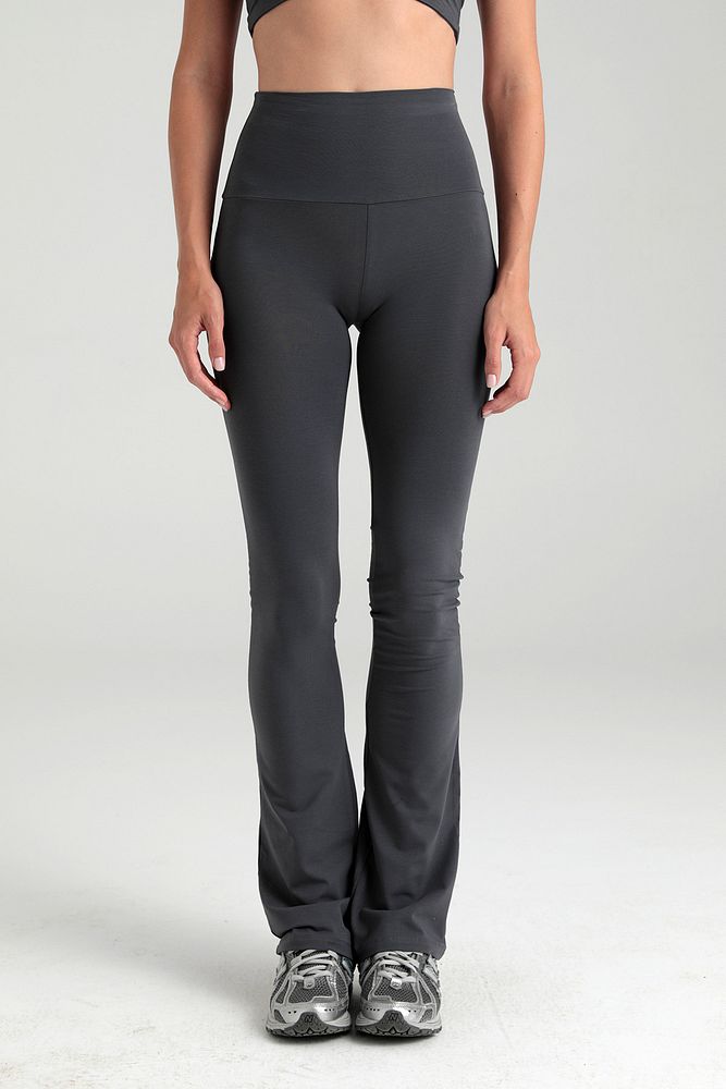 Ultra Soft Ispanyol Paça Pantolon Füme