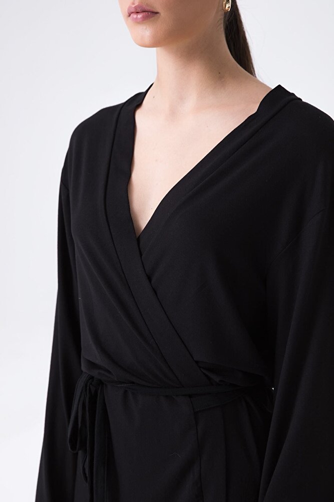 Ultra Soft Zoe Kimono Siyah