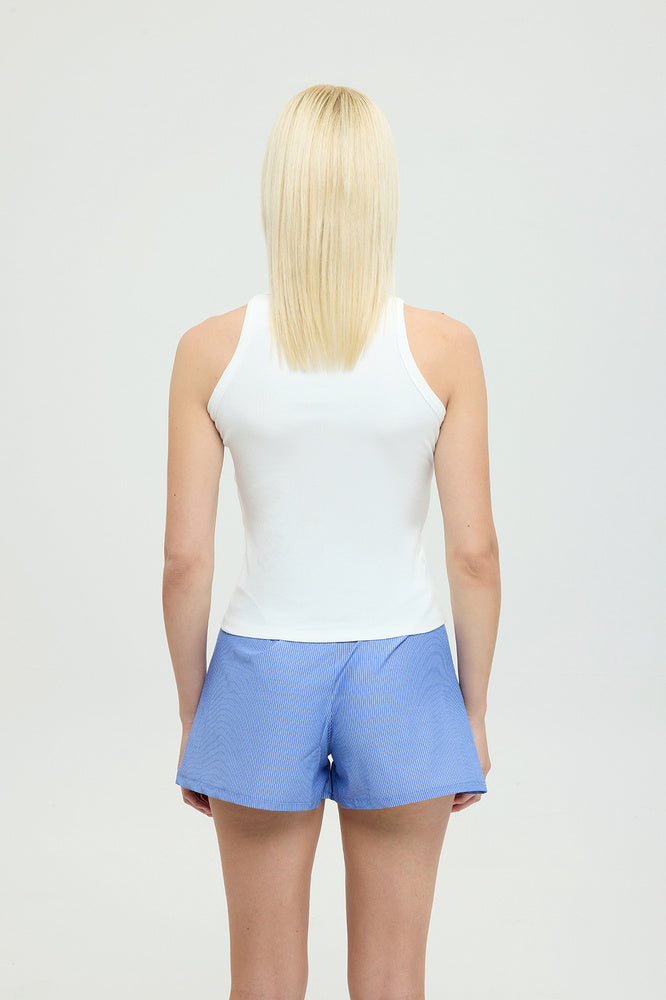 Soft Rib Tank Top Ekru