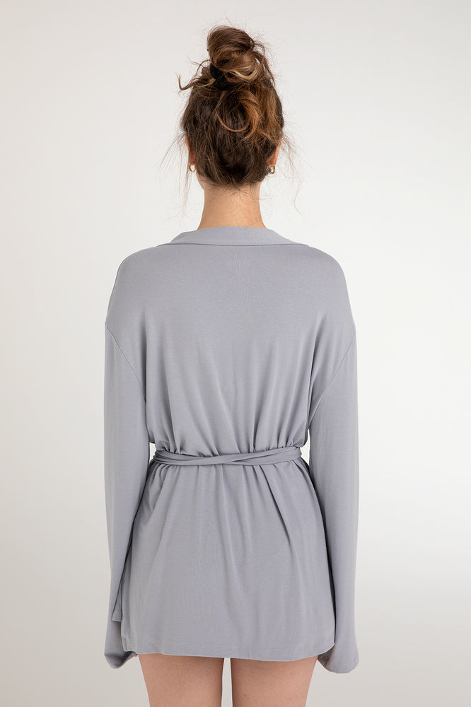 Ultra Soft Zoe Kimono Gri