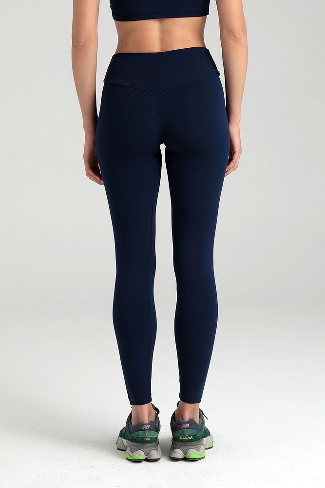 Comfort Yüksek Bel Tayt Lacivert