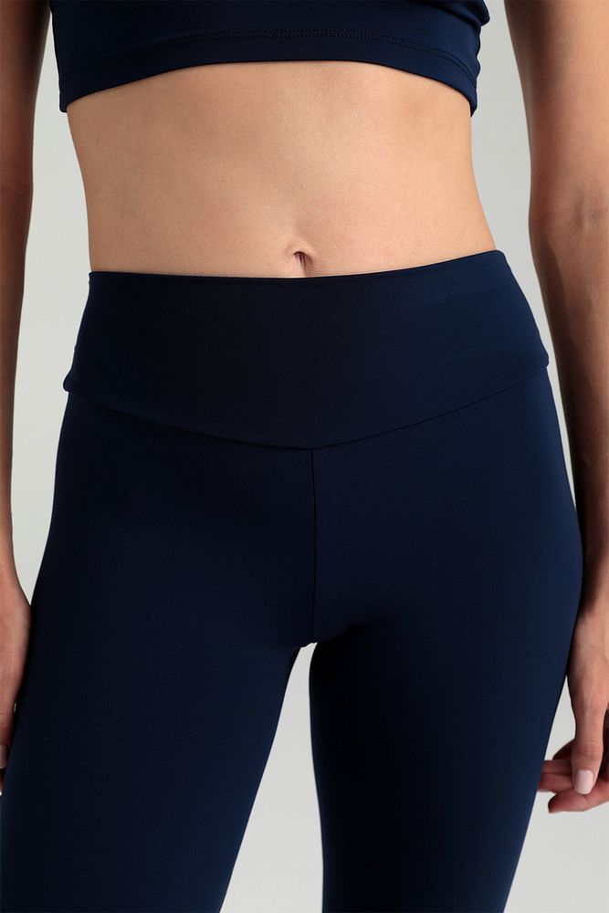 Comfort Yüksek Bel Tayt Lacivert