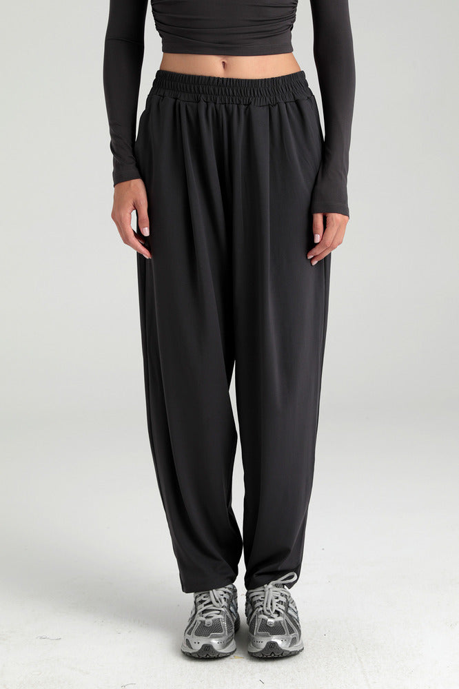 Soft Touch Şalvar Pantolon Füme