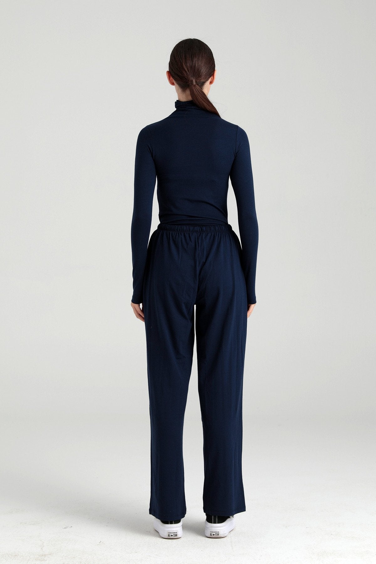 Ultra Soft Bağcıklı Pantolon Lacivert