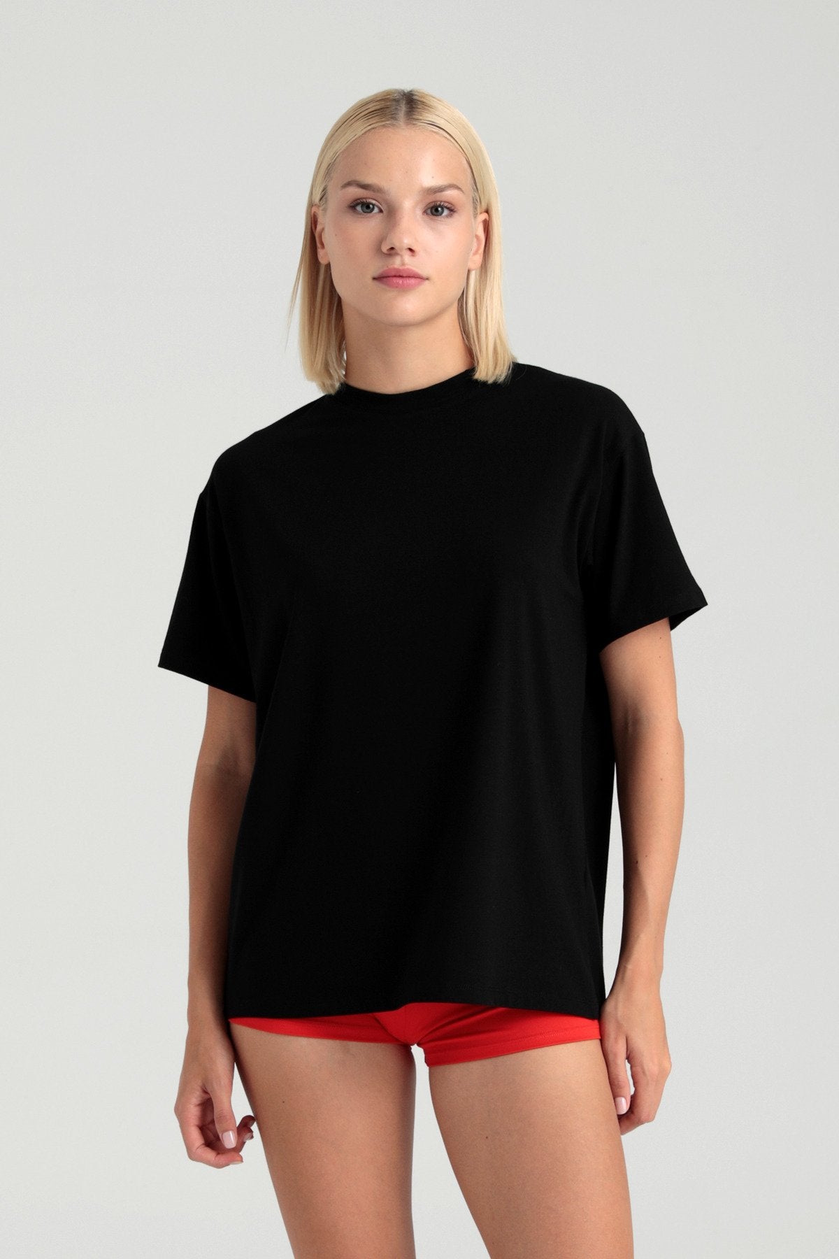 Ultra Soft Kısa Kollu T-shirt Siyah