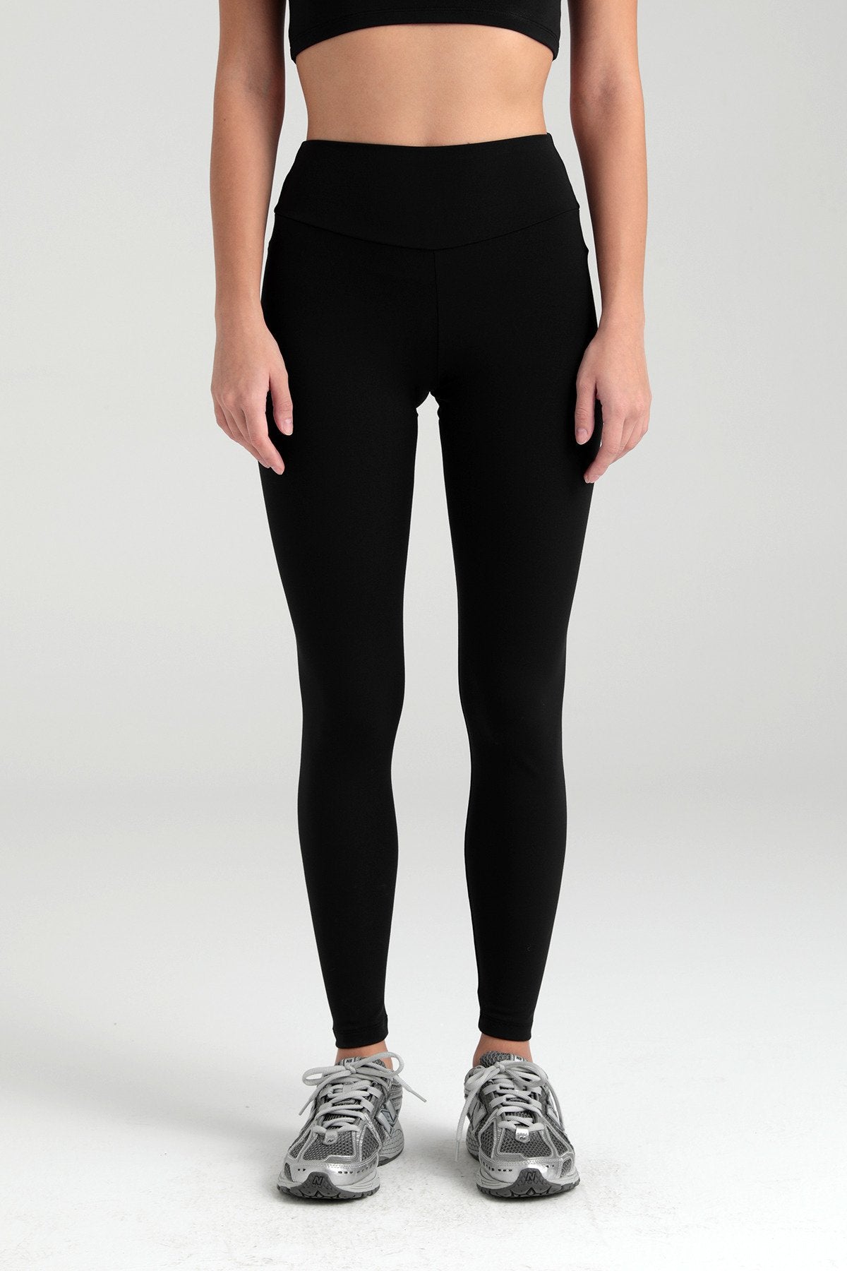 Comfort Yüksek Bel Tayt Siyah