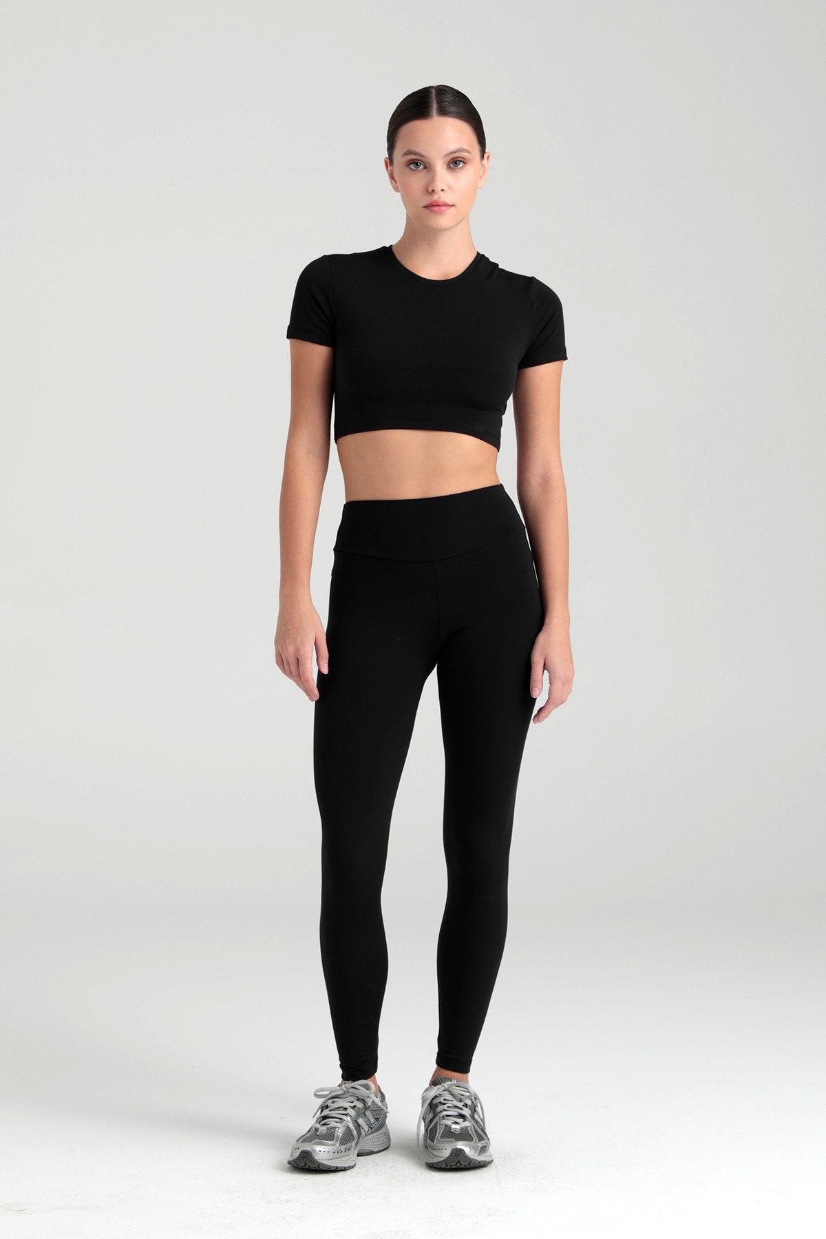 Comfort Yüksek Bel Tayt Siyah