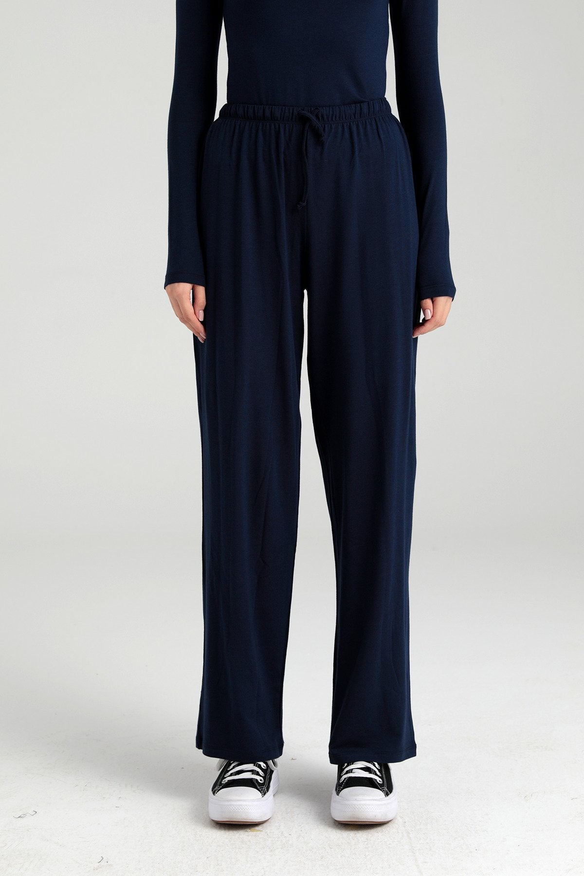 Ultra Soft Bağcıklı Pantolon Lacivert
