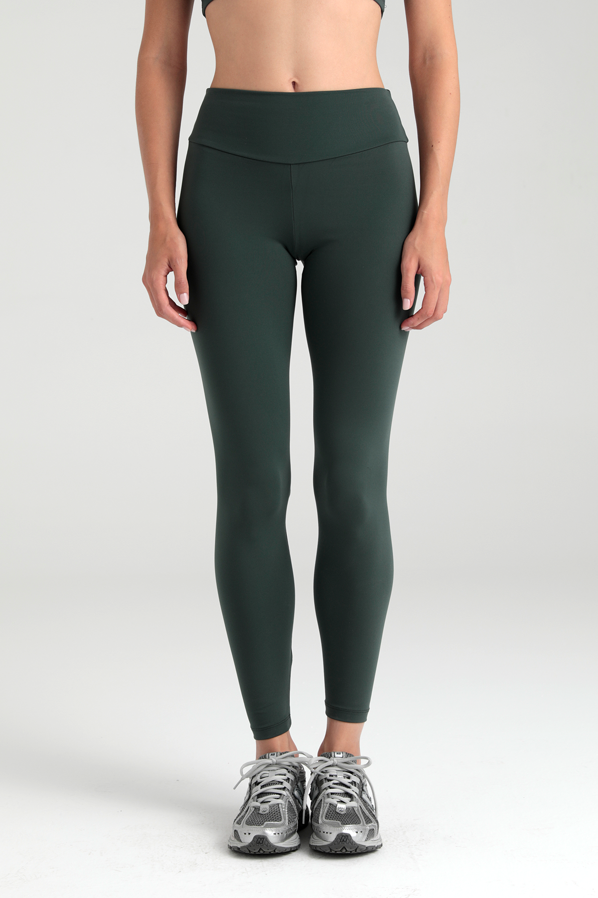 Comfort Yüksek Bel Tayt Yosun Yeşili