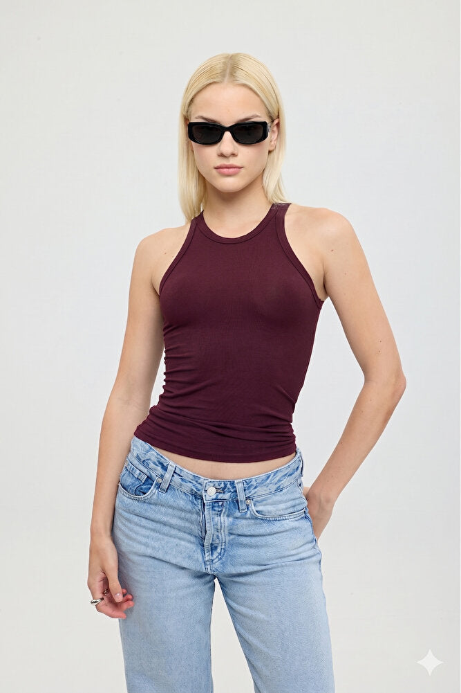 Ultra Soft Tank Top Bordo
