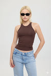 Ultra Soft Tank Top Kahverengi
