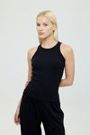 Soft Rib Tank Top Siyah