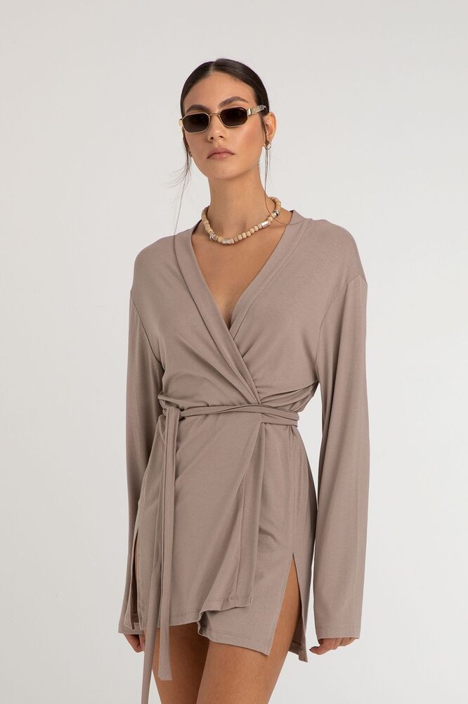 Ultra Soft Zoe Kimono Vizon