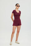 Ultra Soft Lastikli Şort Bordo