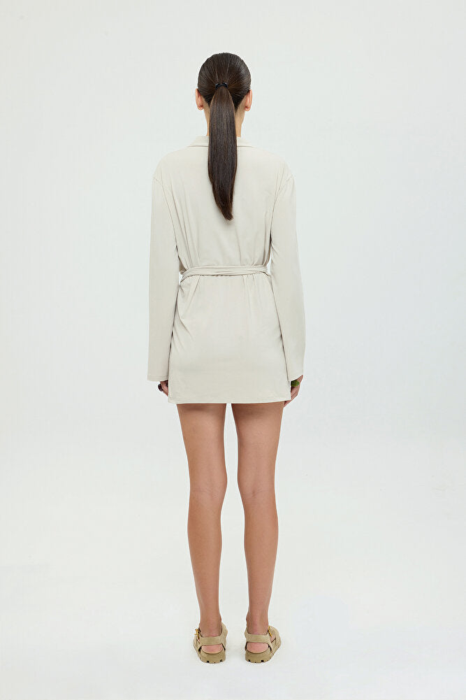 Ultra Soft Zoe Kimono Bej