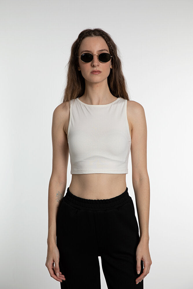 Cotton Body Tank Ekru