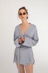 Ultra Soft Zoe Kimono Gri