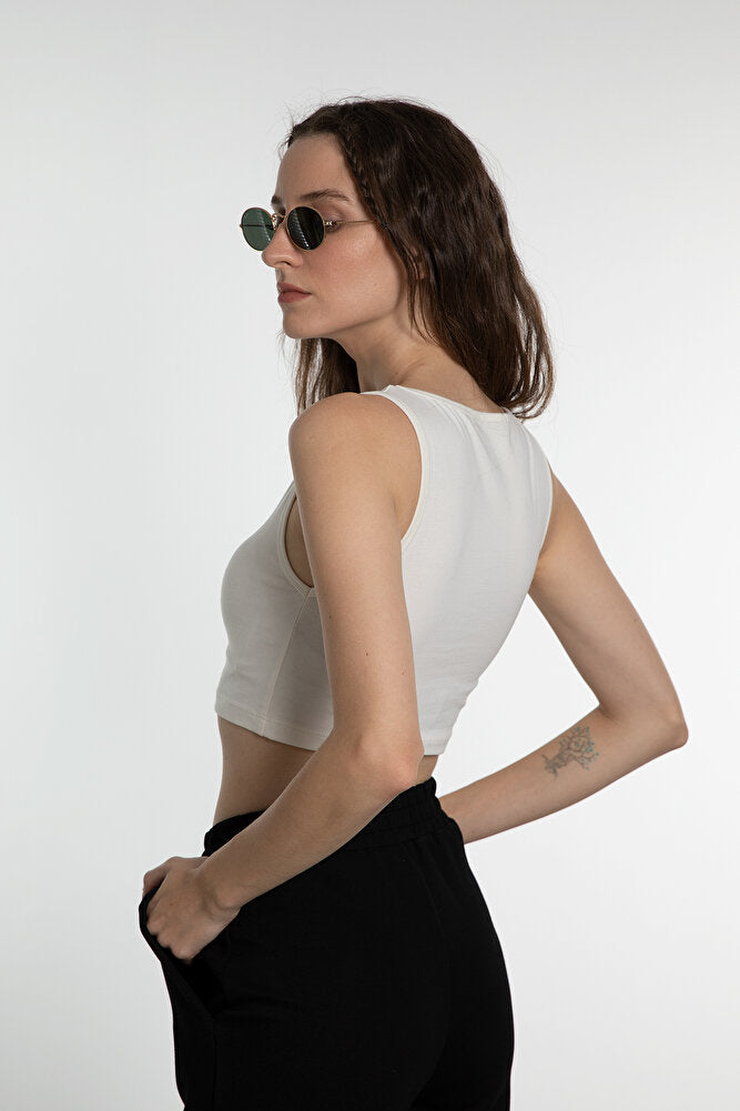 Cotton Body Tank Ekru