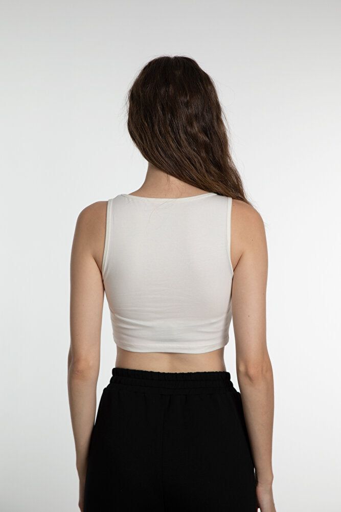 Cotton Body Tank Ekru
