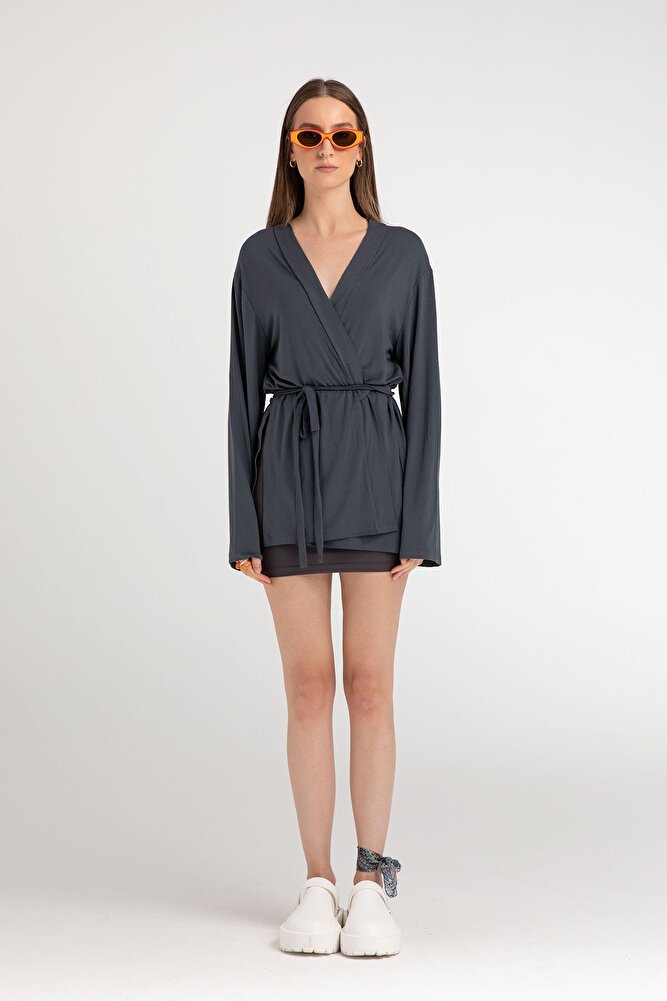 Ultra Soft Zoe Kimono Füme