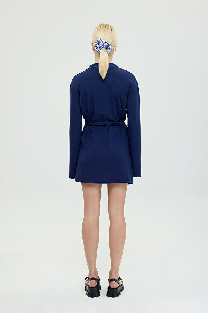 Ultra Soft Zoe Kimono Lacivert