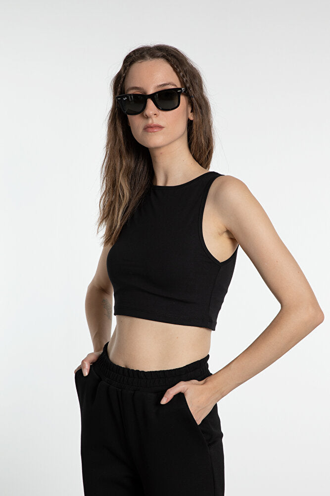 Cotton Body Tank Siyah