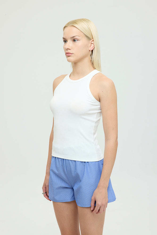 Soft Rib Tank Top Ekru