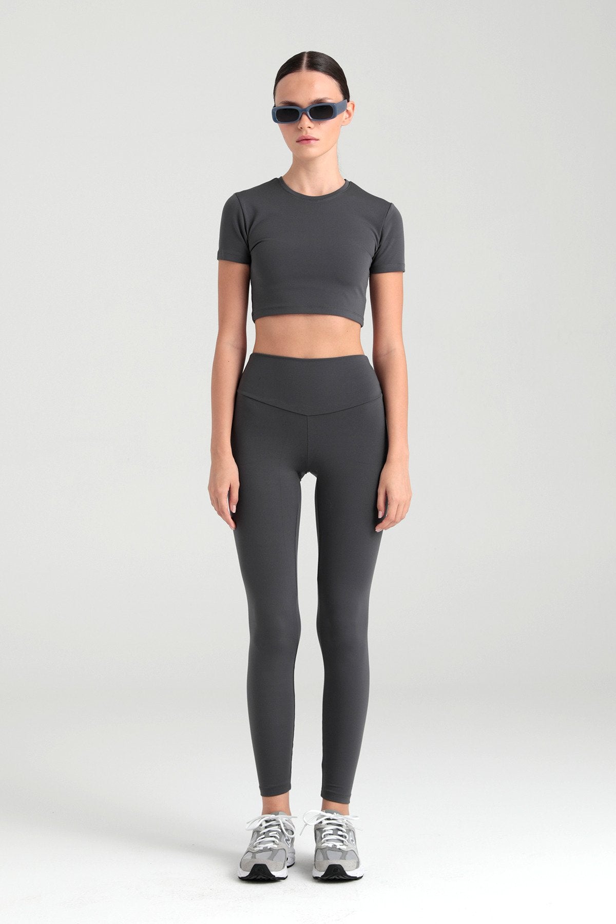 Comfort Yüksek Bel Tayt Füme