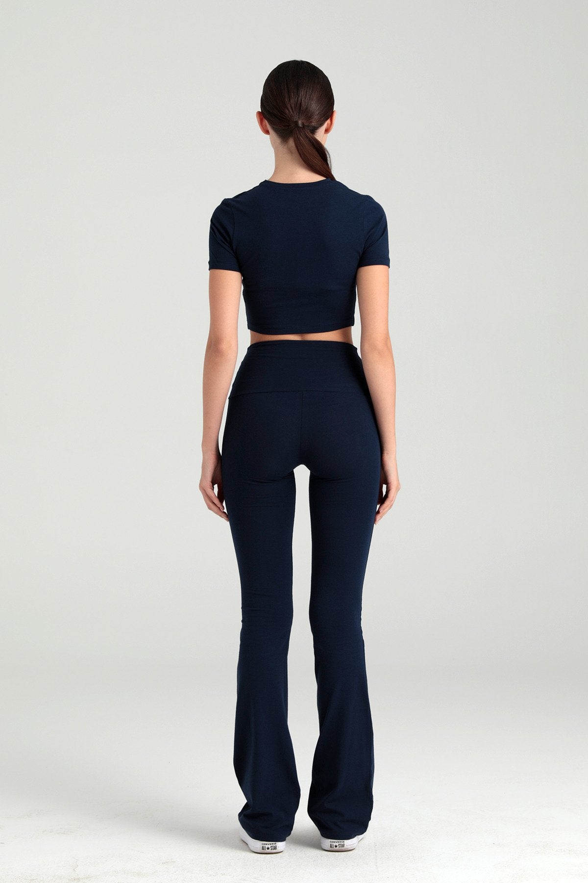 Ultra Soft İspanyol Paça Pantolon Lacivert