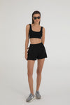 Ultra Soft Lastikli Şort Siyah