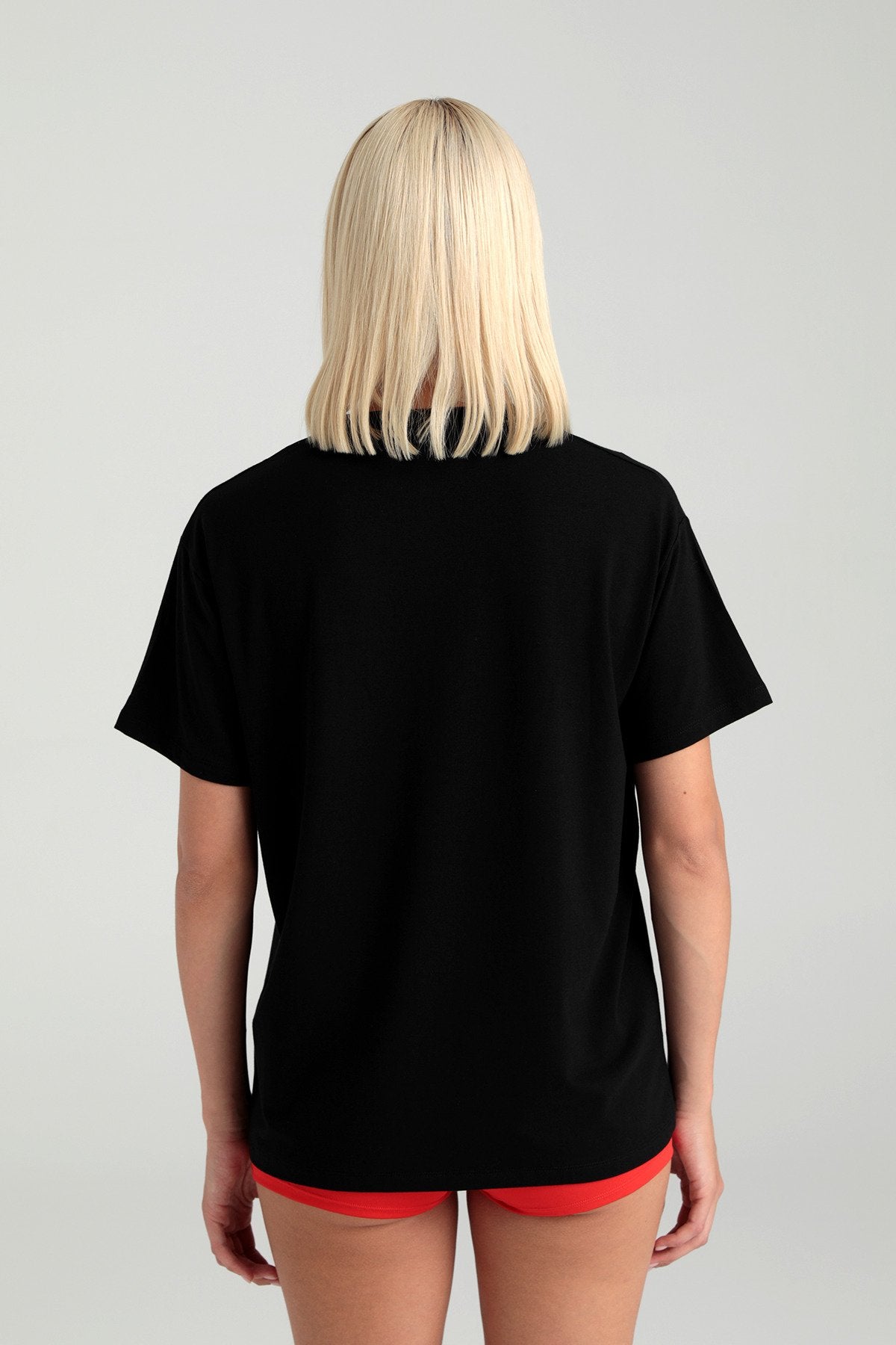 Ultra Soft Kısa Kollu T-shirt Siyah