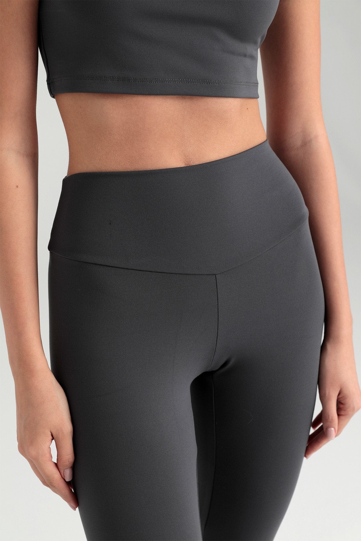 Comfort Yüksek Bel Tayt Füme