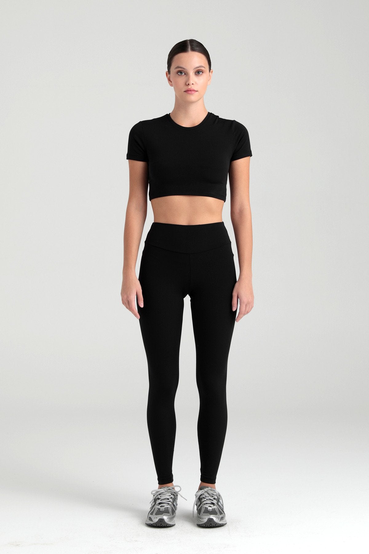 Comfort Yüksek Bel Tayt Siyah