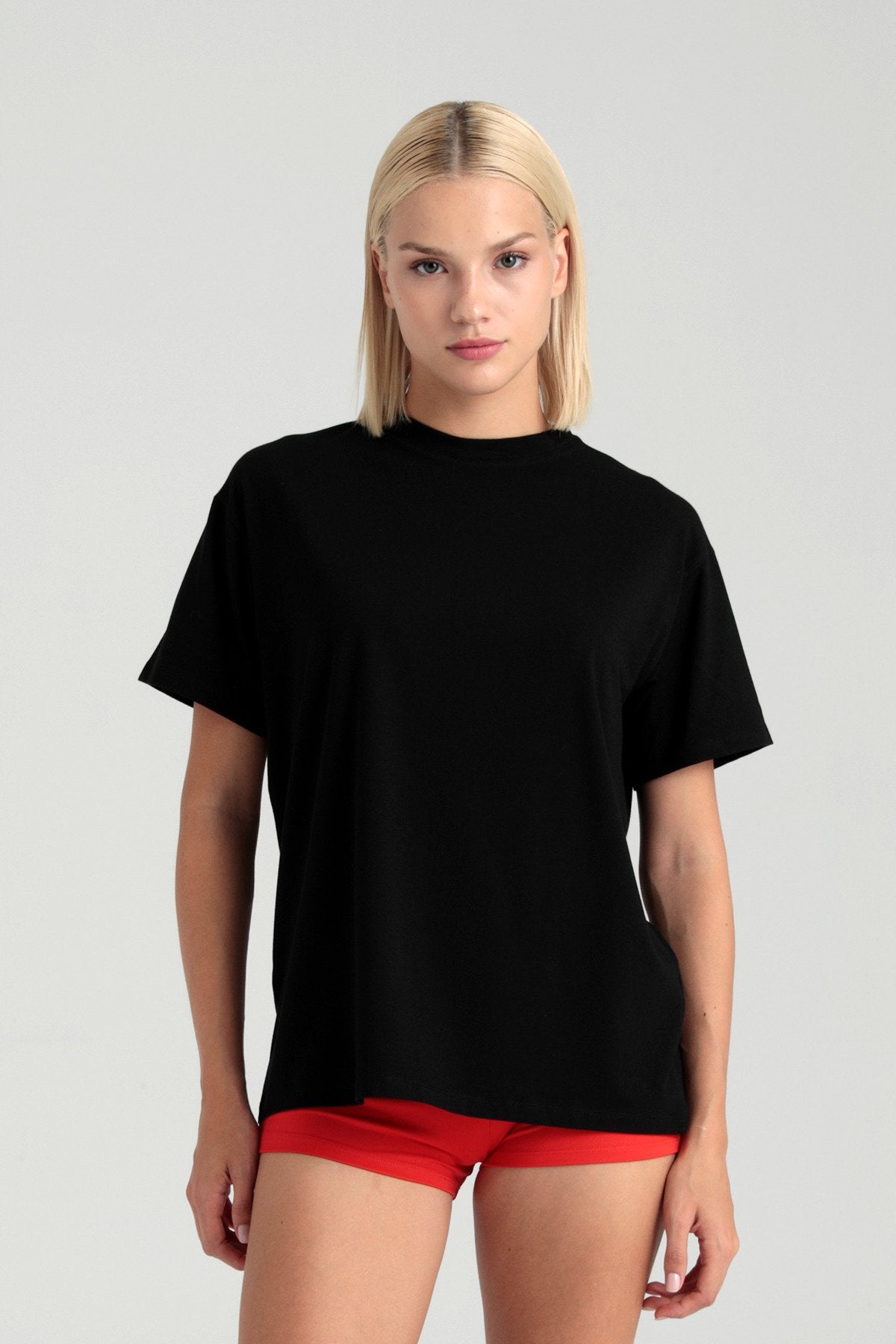 Ultra Soft Kısa Kollu T-shirt Siyah